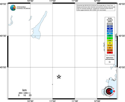 Mappa EMS - territori località