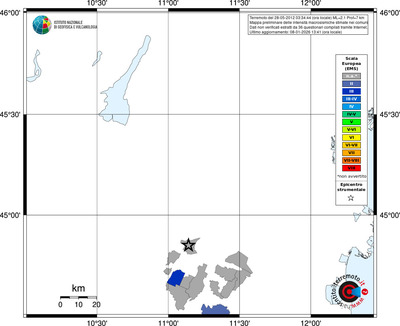 Mappa EMS - territori comuni