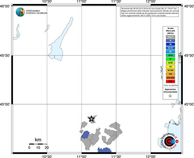 Mappa MCS - territori comuni