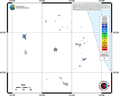 Mappa MCS - territori località