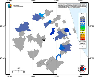 Mappa MCS - territori comuni