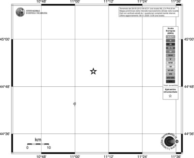 Mappa EMS - territori località