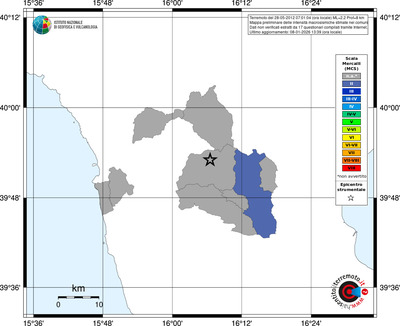 Mappa MCS - territori comuni