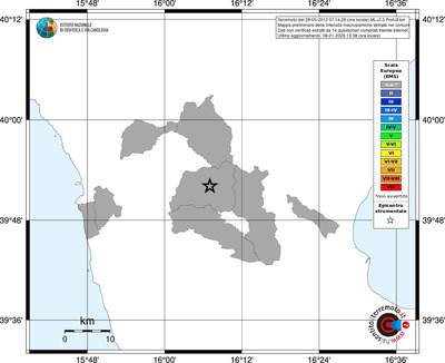 Mappa EMS - territori comuni