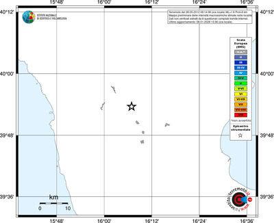 Mappa EMS - territori località