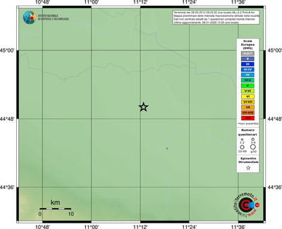 Mappa EMS - località