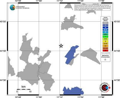 Mappa MCS - territori comuni