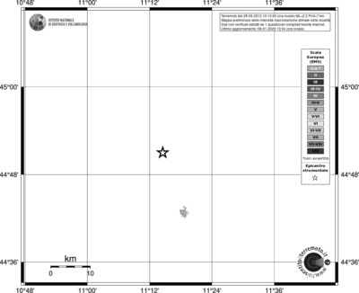 Mappa EMS - territori località