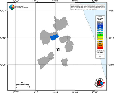 Mappa EMS - territori comuni