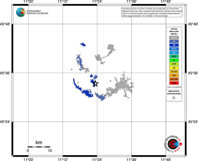 Mappa MCS - territori località