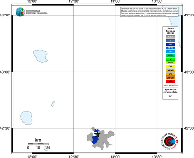 Mappa EMS - territori comuni