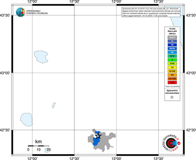 Mappa MCS - territori comuni