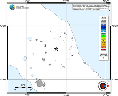 Mappa MCS - territori località