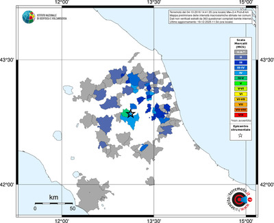 Mappa MCS - territori comuni