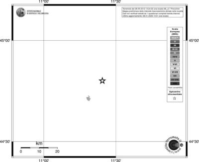 Mappa EMS - territori località