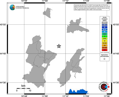 Mappa EMS - territori comuni