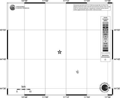 Mappa EMS - territori località