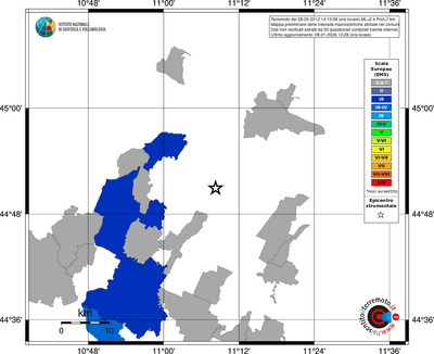 Mappa EMS - territori comuni