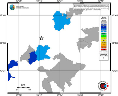 Mappa MCS - territori comuni
