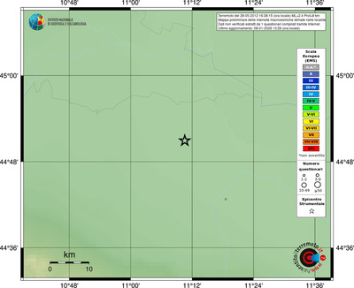 Mappa EMS - località