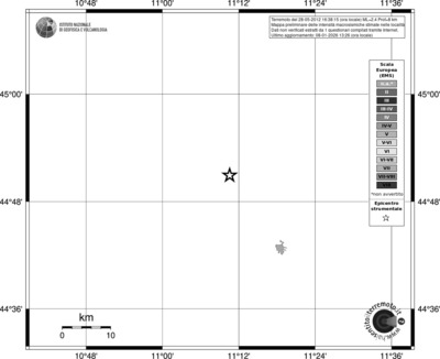 Mappa EMS - territori località