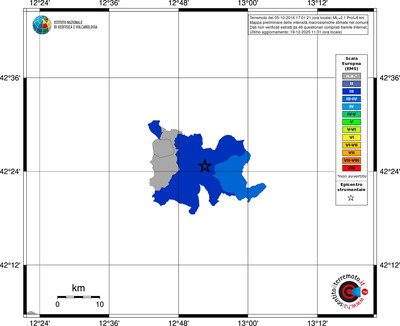 Mappa EMS - territori comuni