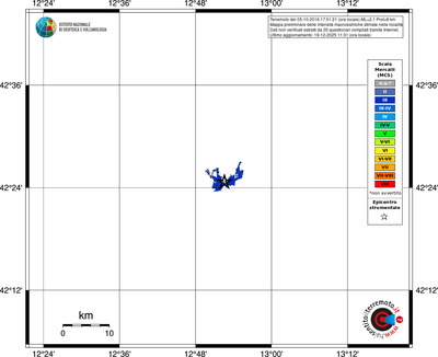 Mappa MCS - territori località