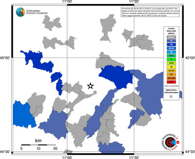 Mappa MCS - territori comuni