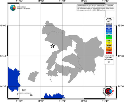 Mappa MCS - territori comuni