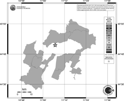 Mappa MCS - territori comuni