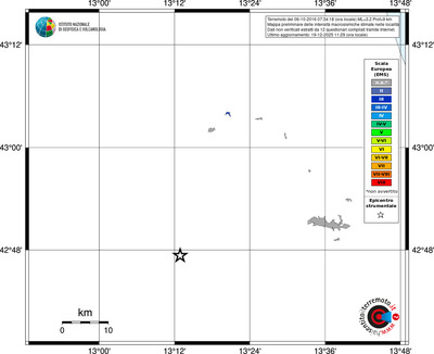 Mappa EMS - territori località