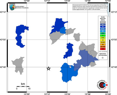 Mappa MCS - territori comuni