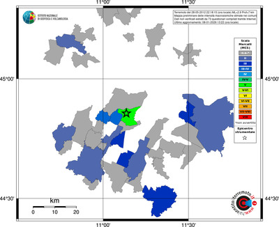 Mappa MCS - territori comuni