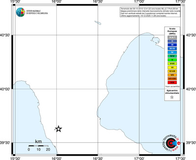 Mappa EMS - territori località