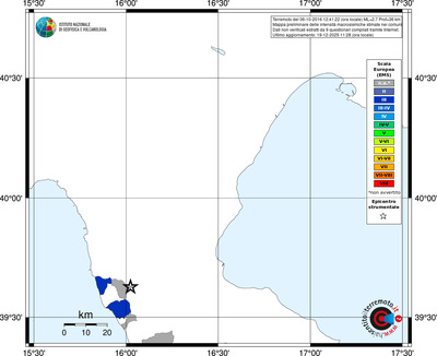Mappa EMS - territori comuni