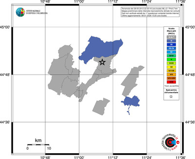 Mappa MCS - territori comuni