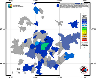 Mappa MCS - territori comuni