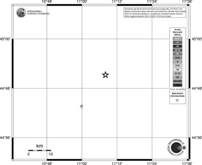 Mappa MCS - territori località