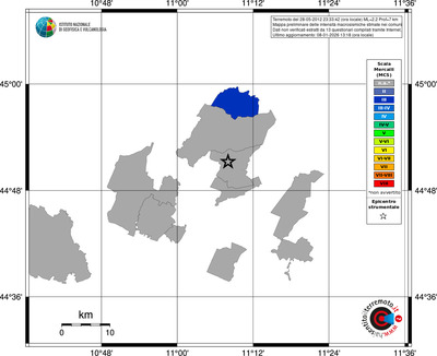Mappa MCS - territori comuni