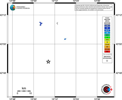 Mappa MCS - territori località