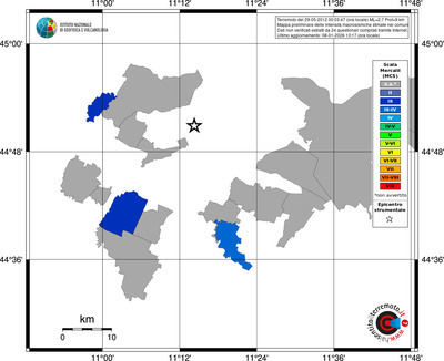 Mappa MCS - territori comuni