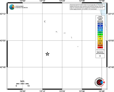 Mappa EMS - territori località