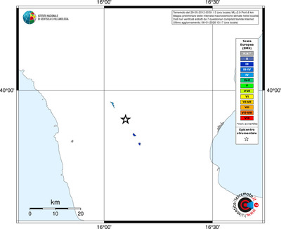 Mappa EMS - territori località