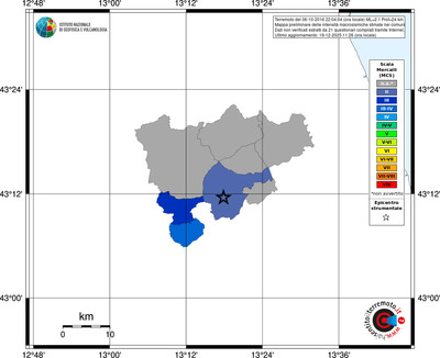 Mappa MCS - territori comuni
