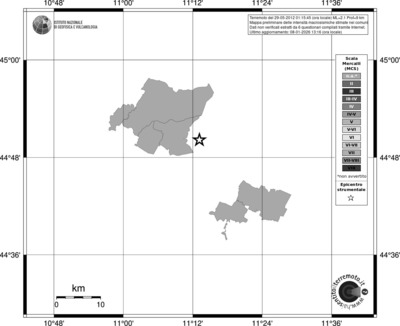 Mappa MCS - territori comuni