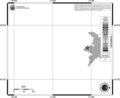 Mappa MCS - territori comuni