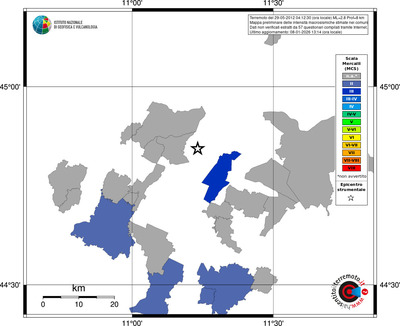 Mappa MCS - territori comuni