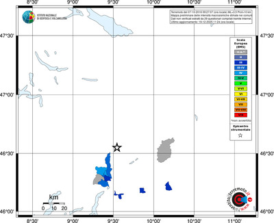 Mappa EMS - territori comuni