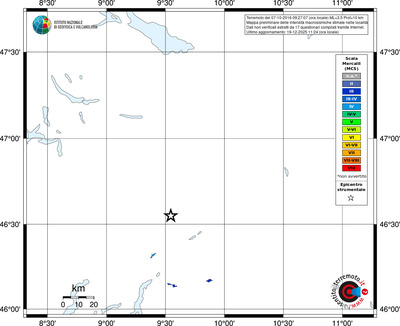 Mappa MCS - territori località