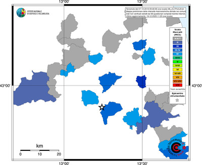Mappa MCS - territori comuni
